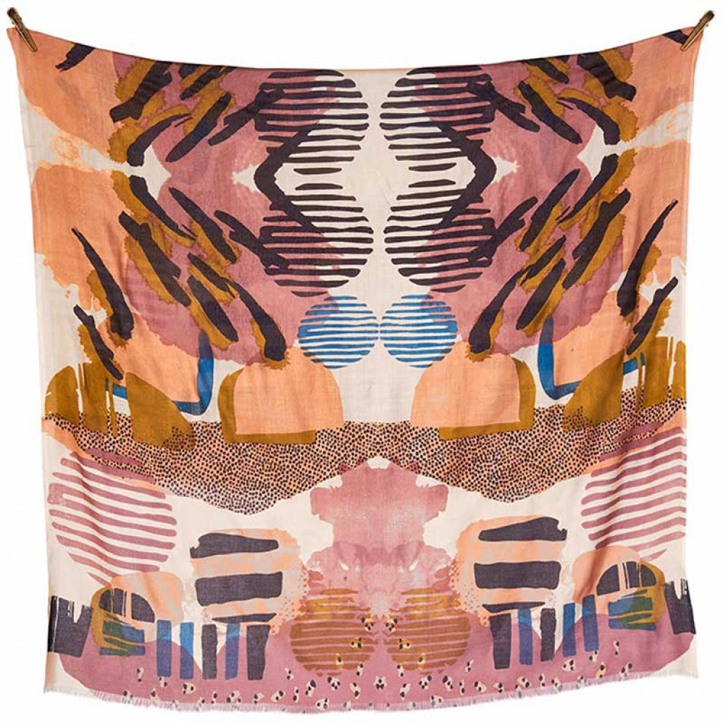 Bella Ballou Arty Viscose Scarf | Sand