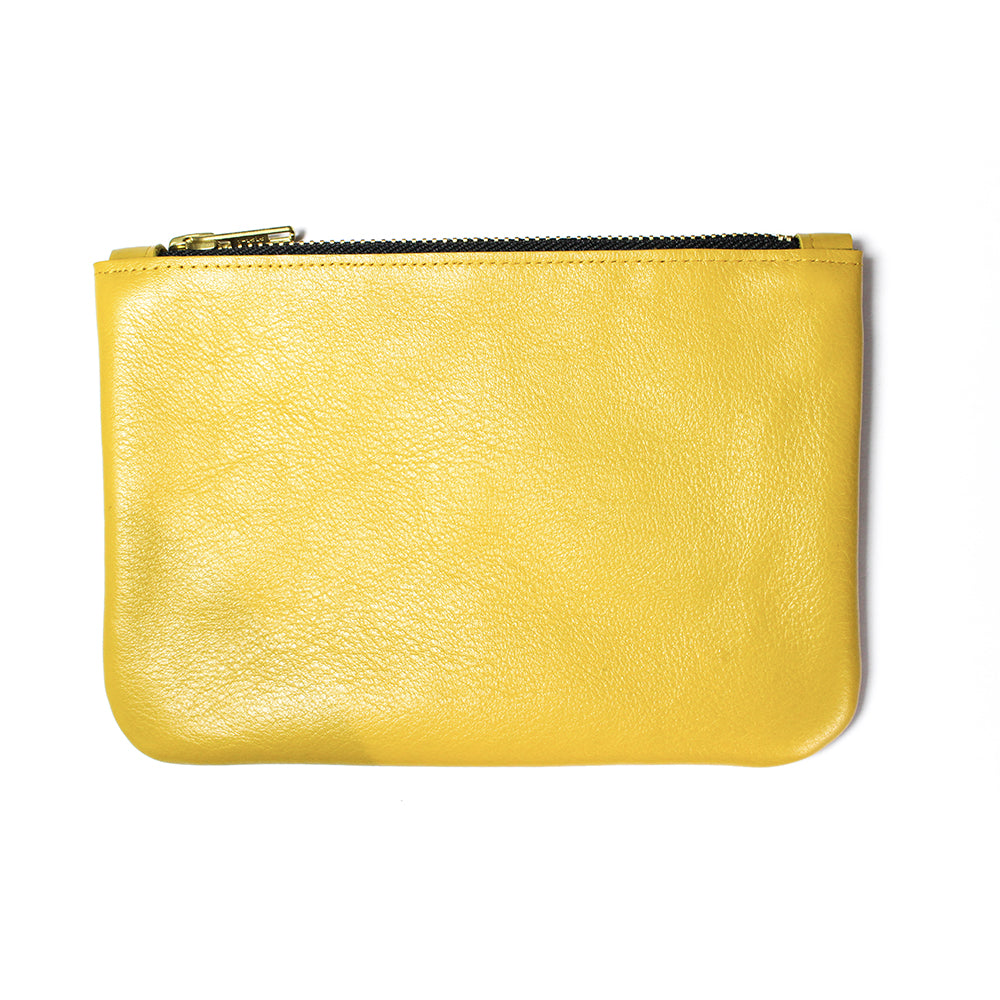 Dark Horse Leather Mini Cross Body Bag - Ochre