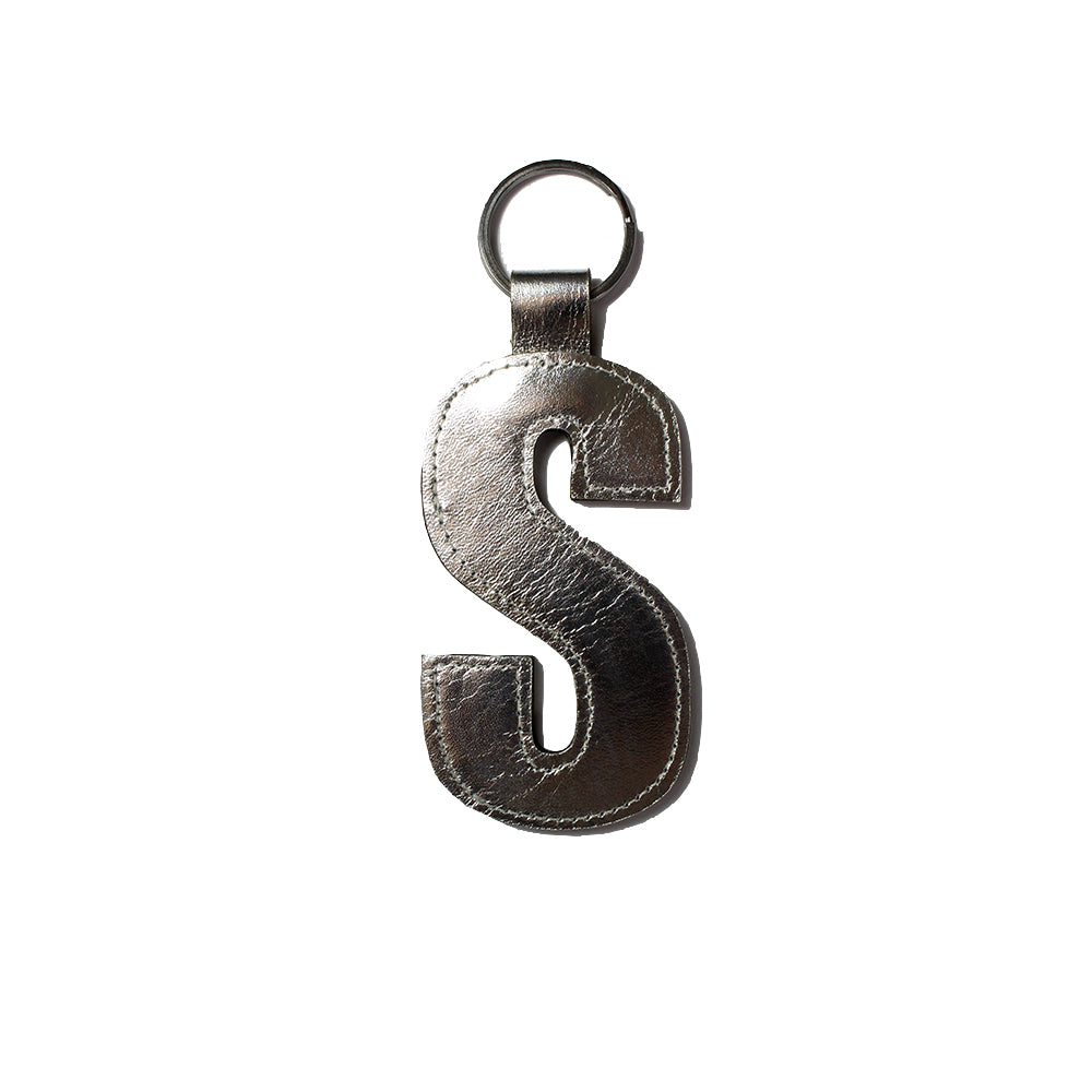 Dark Horse Leather Alphabet Keyring