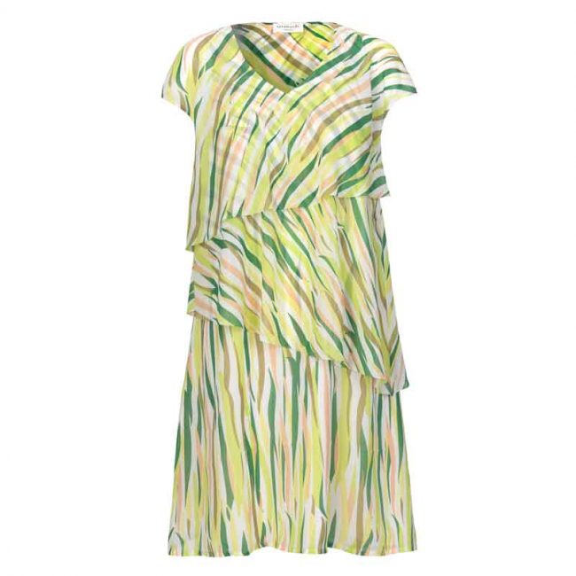 Multicoloured Pattern Chiffon Dress from Rosemunde