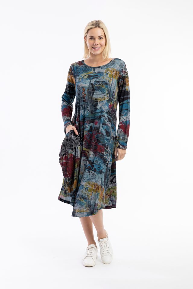 New York New York Bubble Dress | Orientique 20083