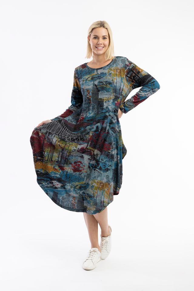 New York New York Bubble Dress | Orientique 20083