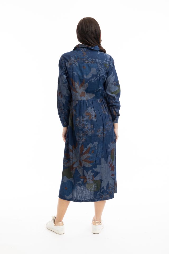 Dancing Queen Shirt Dress | Orientique 20097