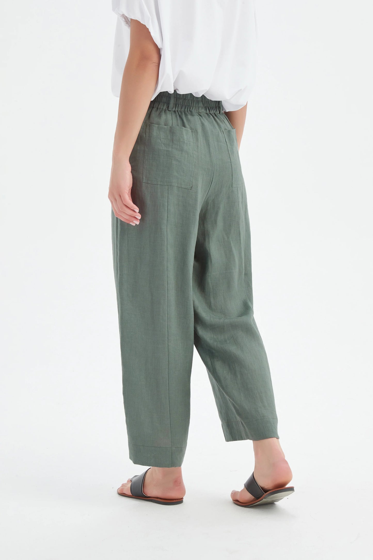 Petrol Patch Pocket Easy Trousers | Tirelli
