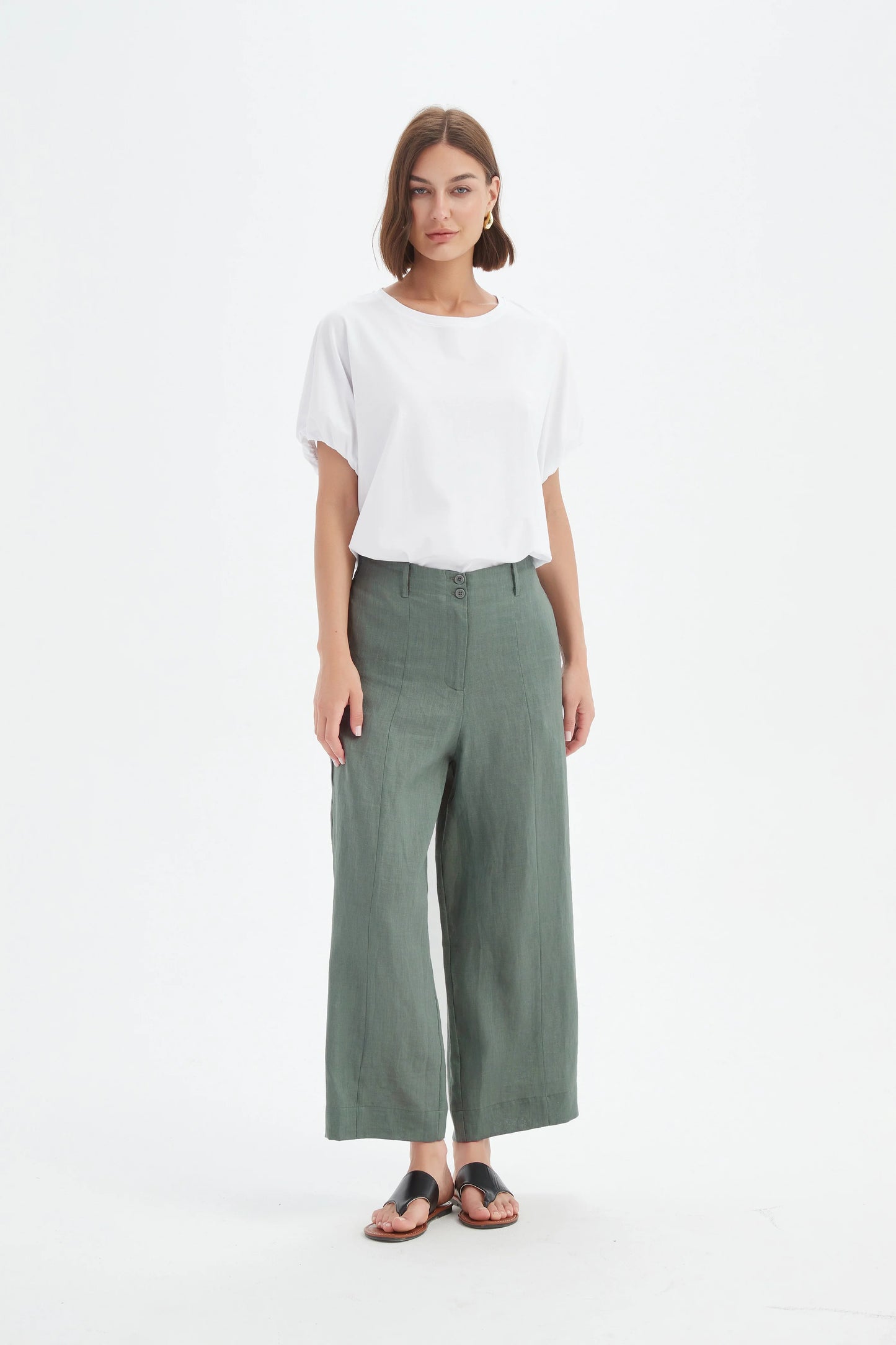 Petrol Patch Pocket Easy Trousers | Tirelli