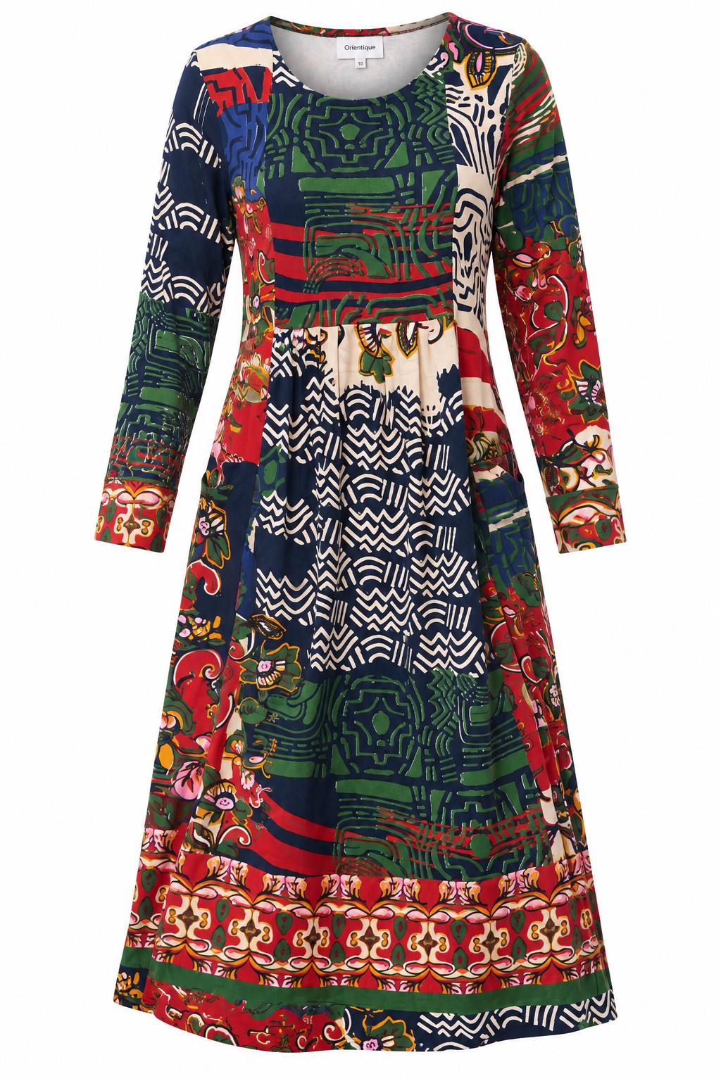 Zapotec Bubble Midi Dress – 31056 | Orientique