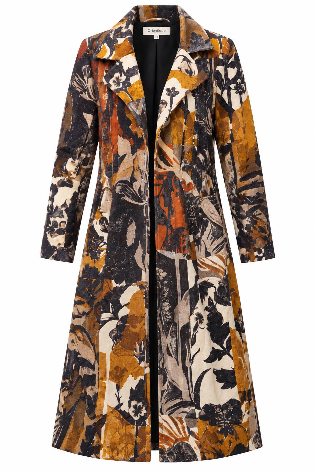 Long Printed Dagomba Coat – 32467 | Orientique