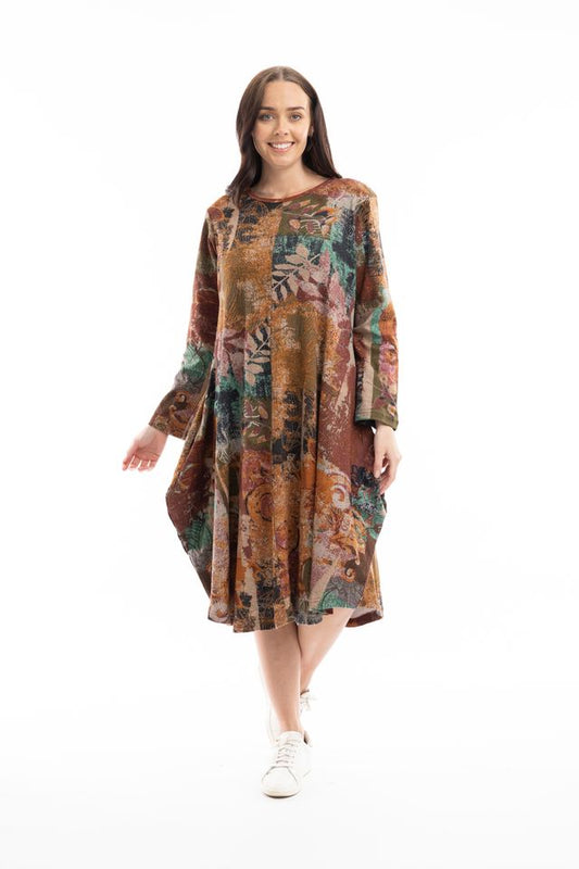 Fields of Gold Bubble Dress | Orientique 61706