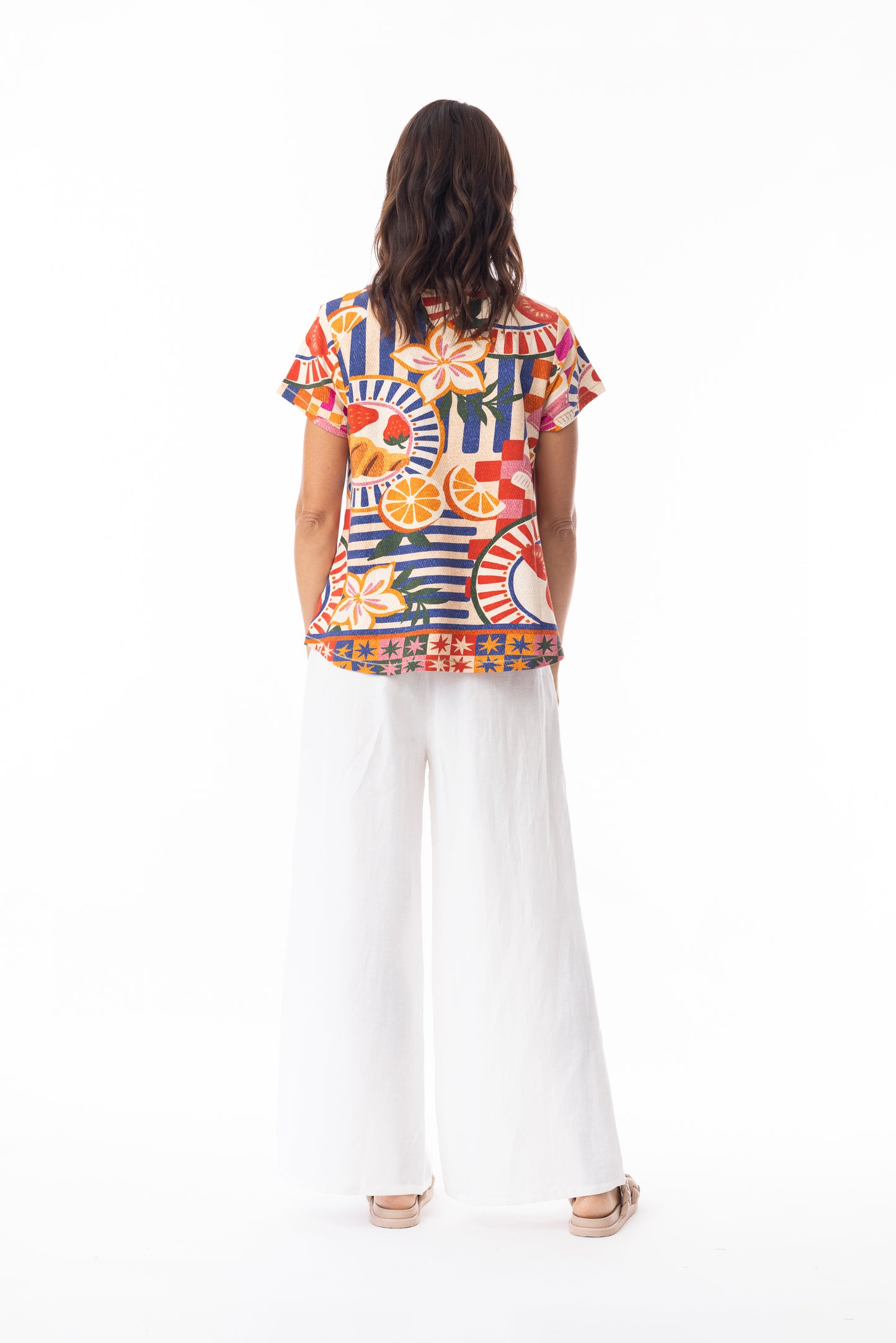 Marcella Print Crew T.Shirt | Escape 62748
