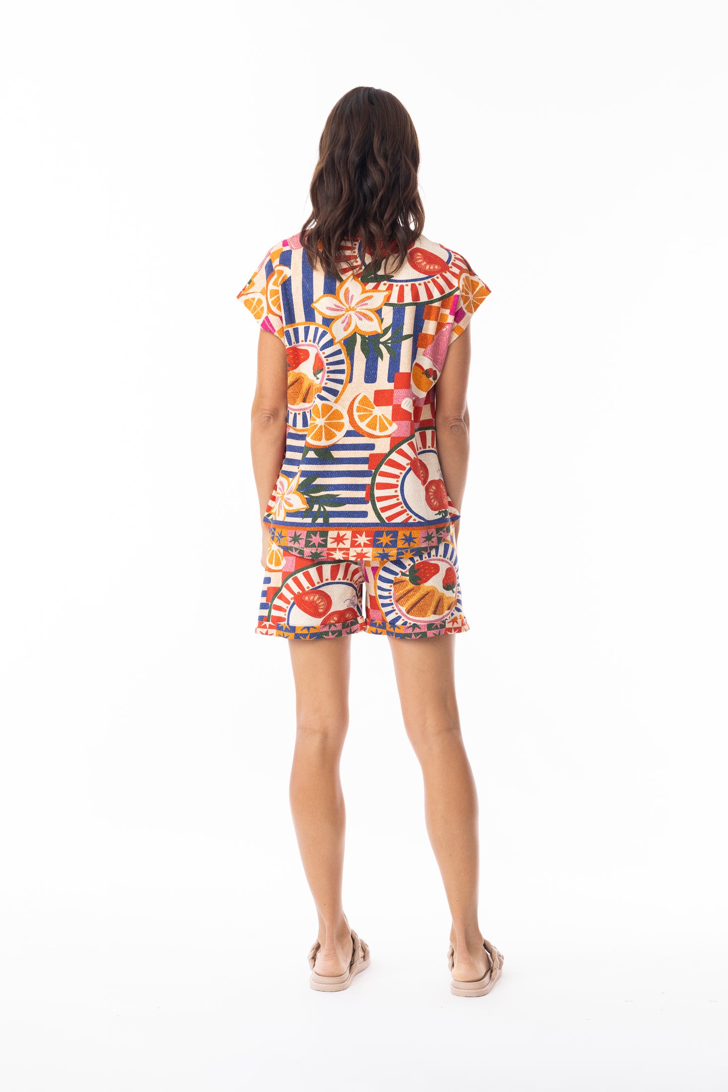Marcella Print Shorts | Escape 6611