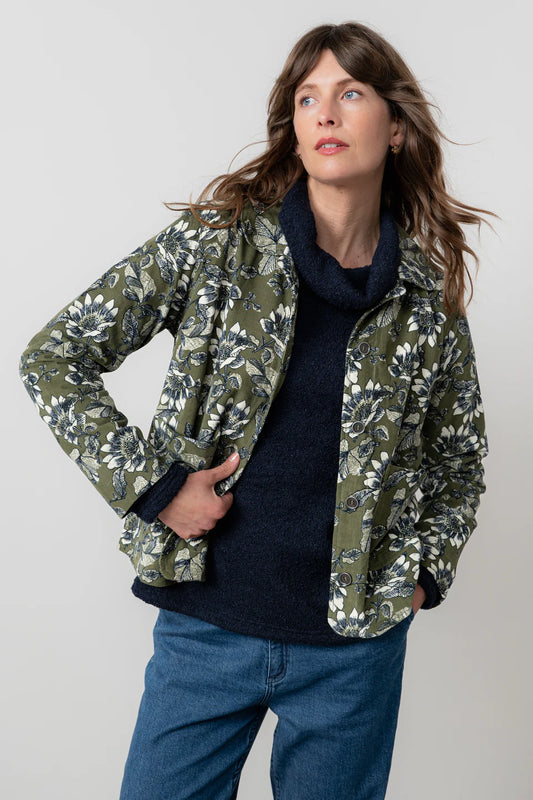 Moss Harvest Print Ash Jacket | Lily & Me LM25576