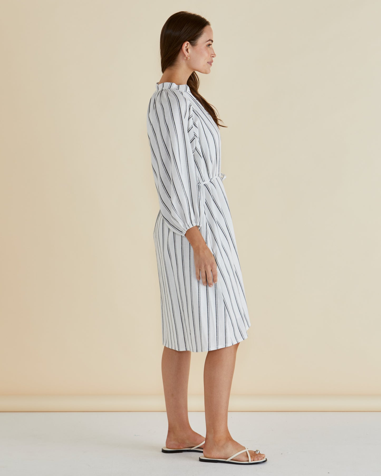 Black & White Striped Dress - Jenna | Betty Basics Style 8438