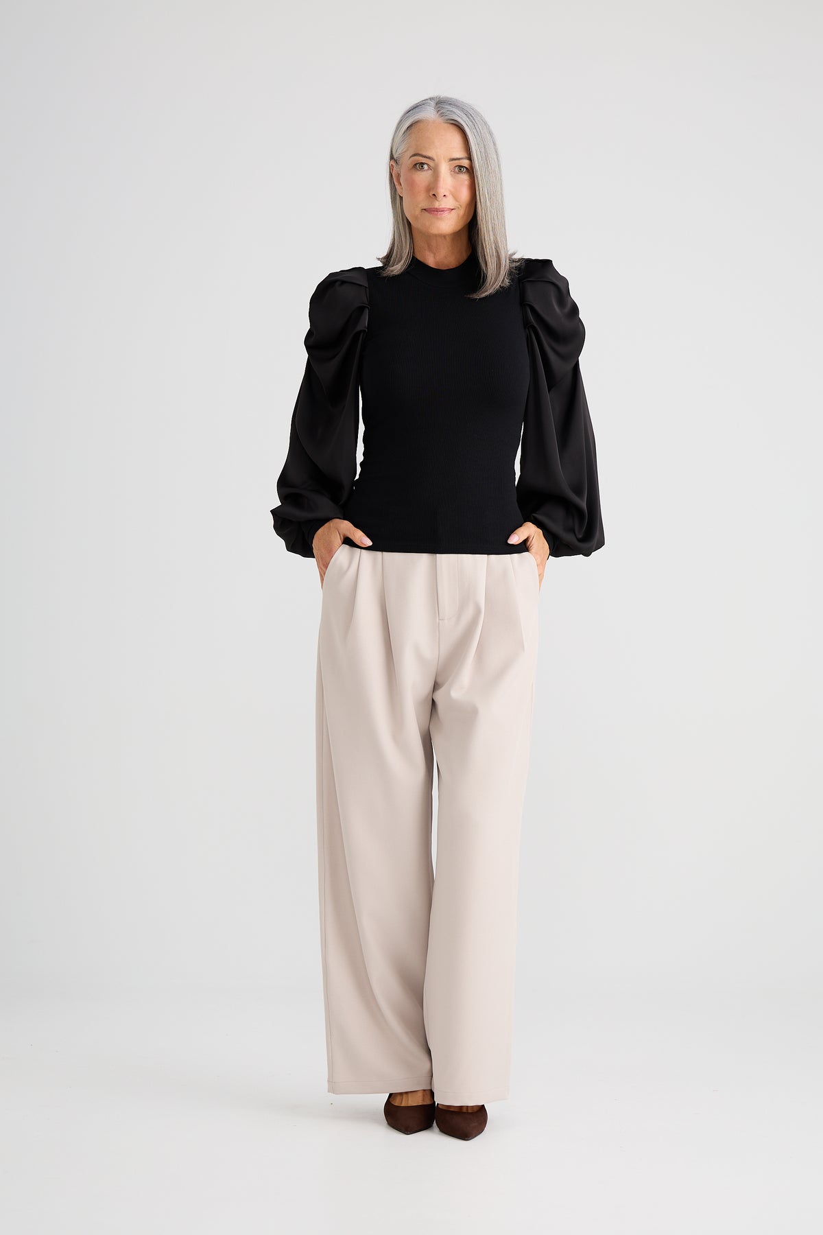 Black Elisabeth Top | Brave & True BT26001