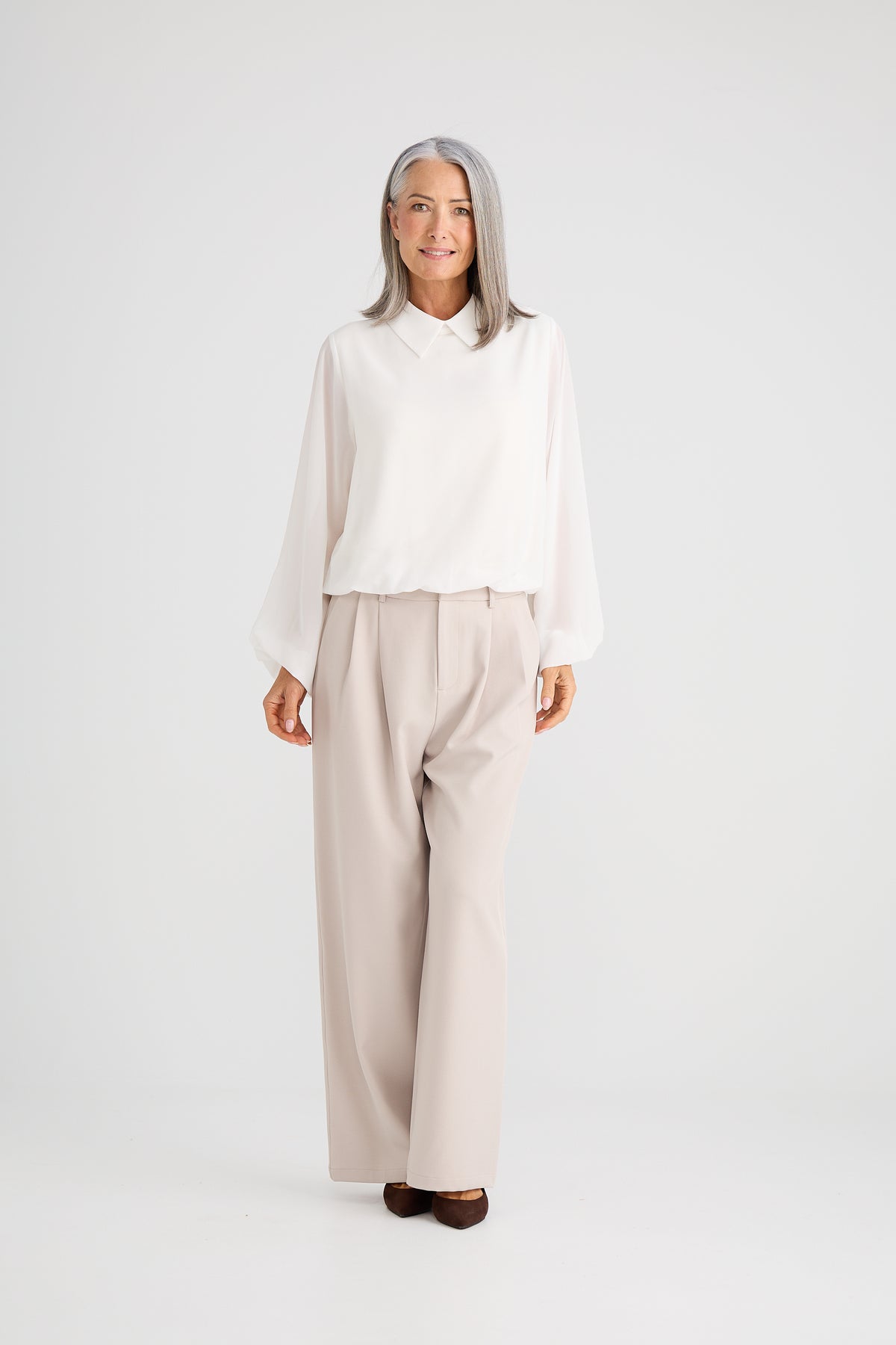 Ivory Gwyneth Top | Brave & True BT26006