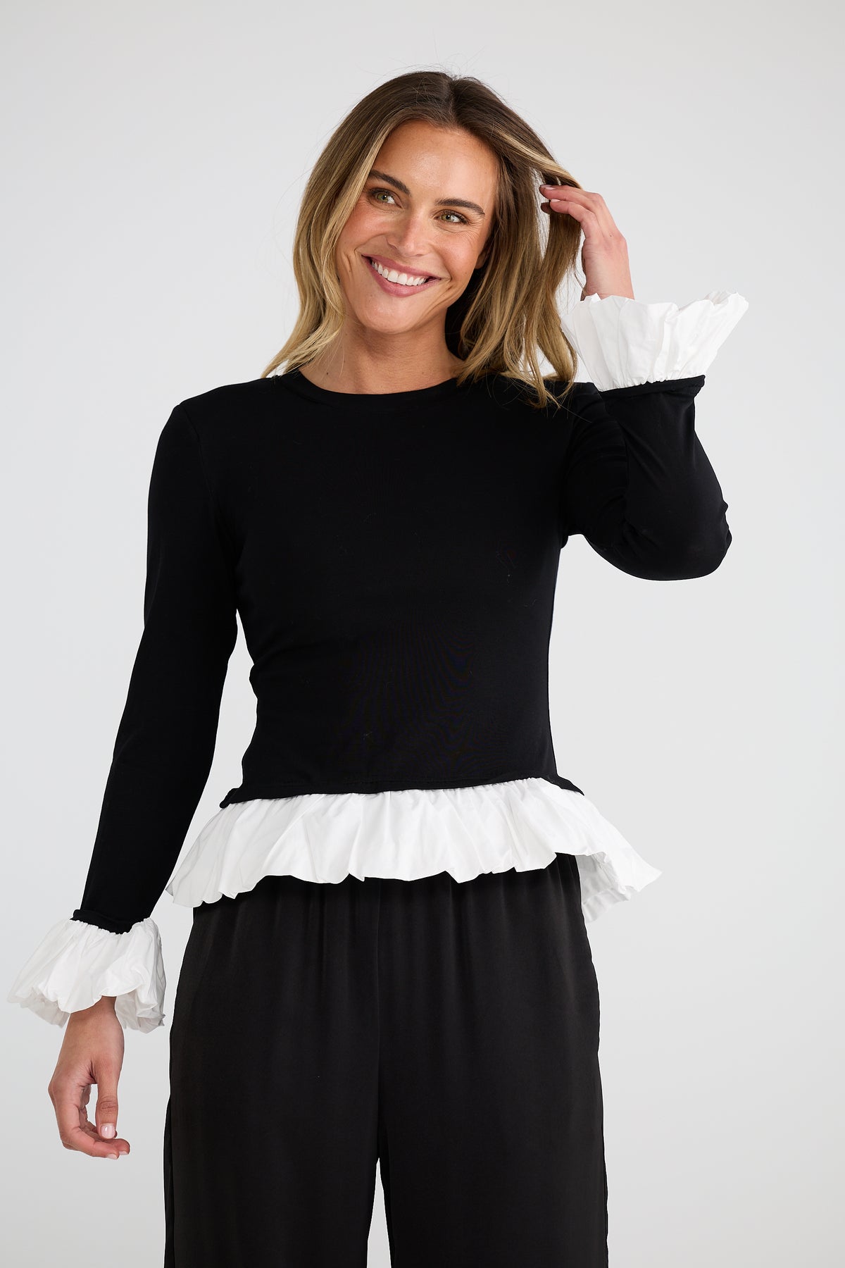 Black / White Wilde Top | Brave & True BT26039