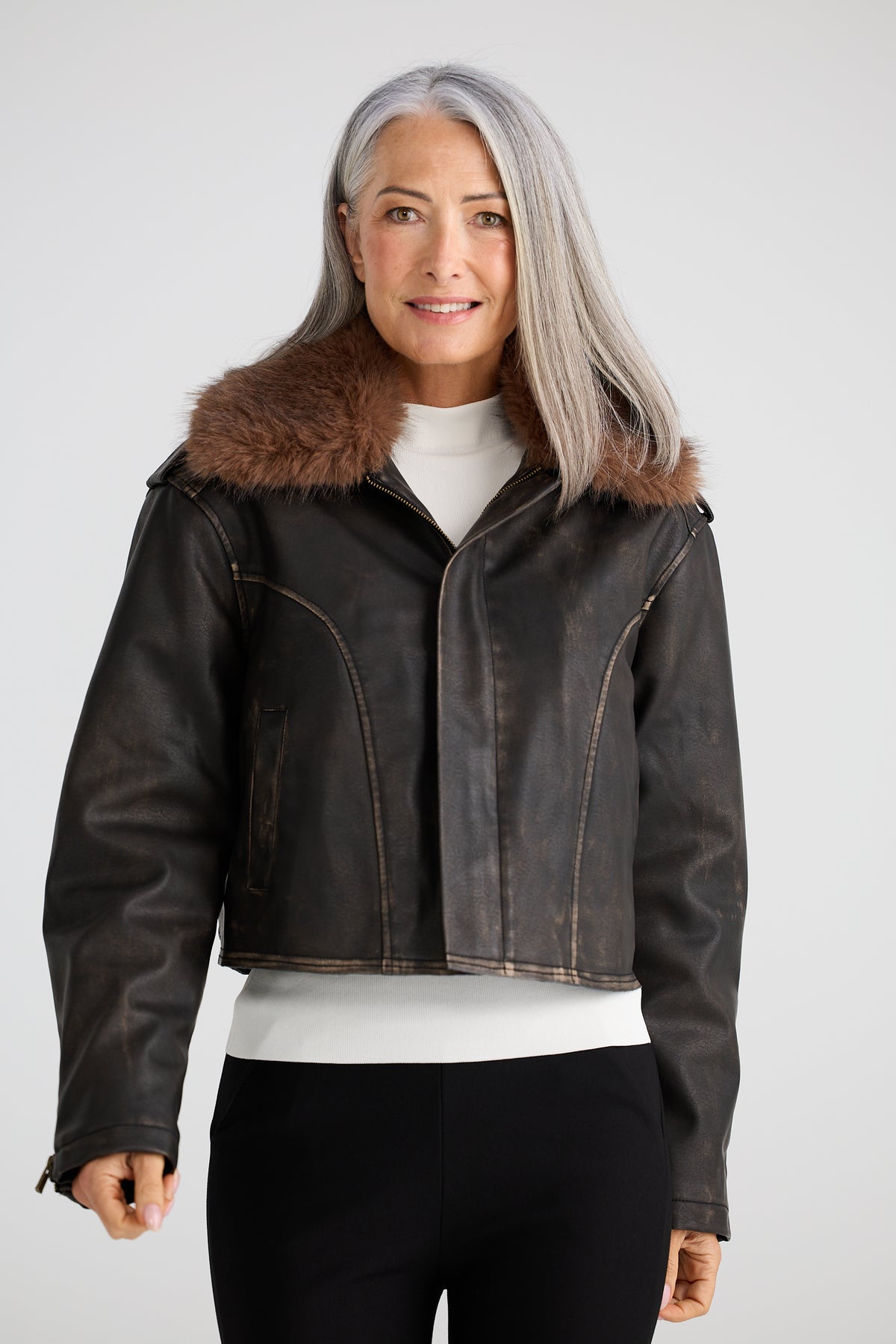 Dark Brown Rowan Jacket | Brave & True BT26188