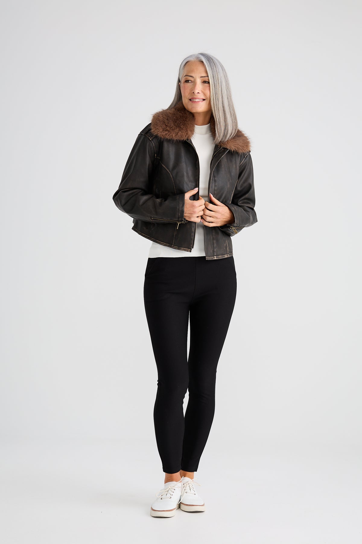 Dark Brown Rowan Jacket | Brave & True BT26188