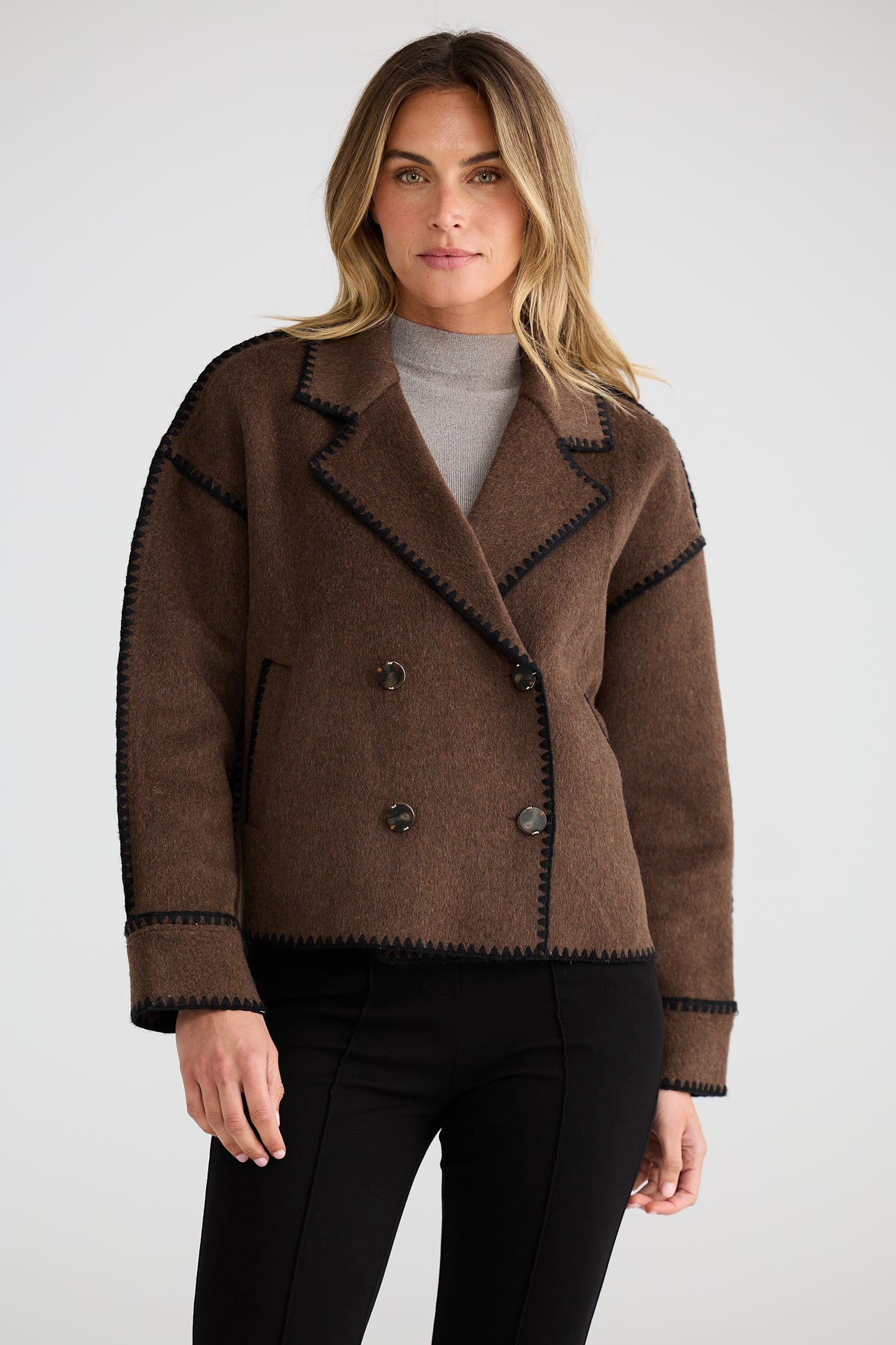 Chocolate Briony Jacket | Brave & True BT26191