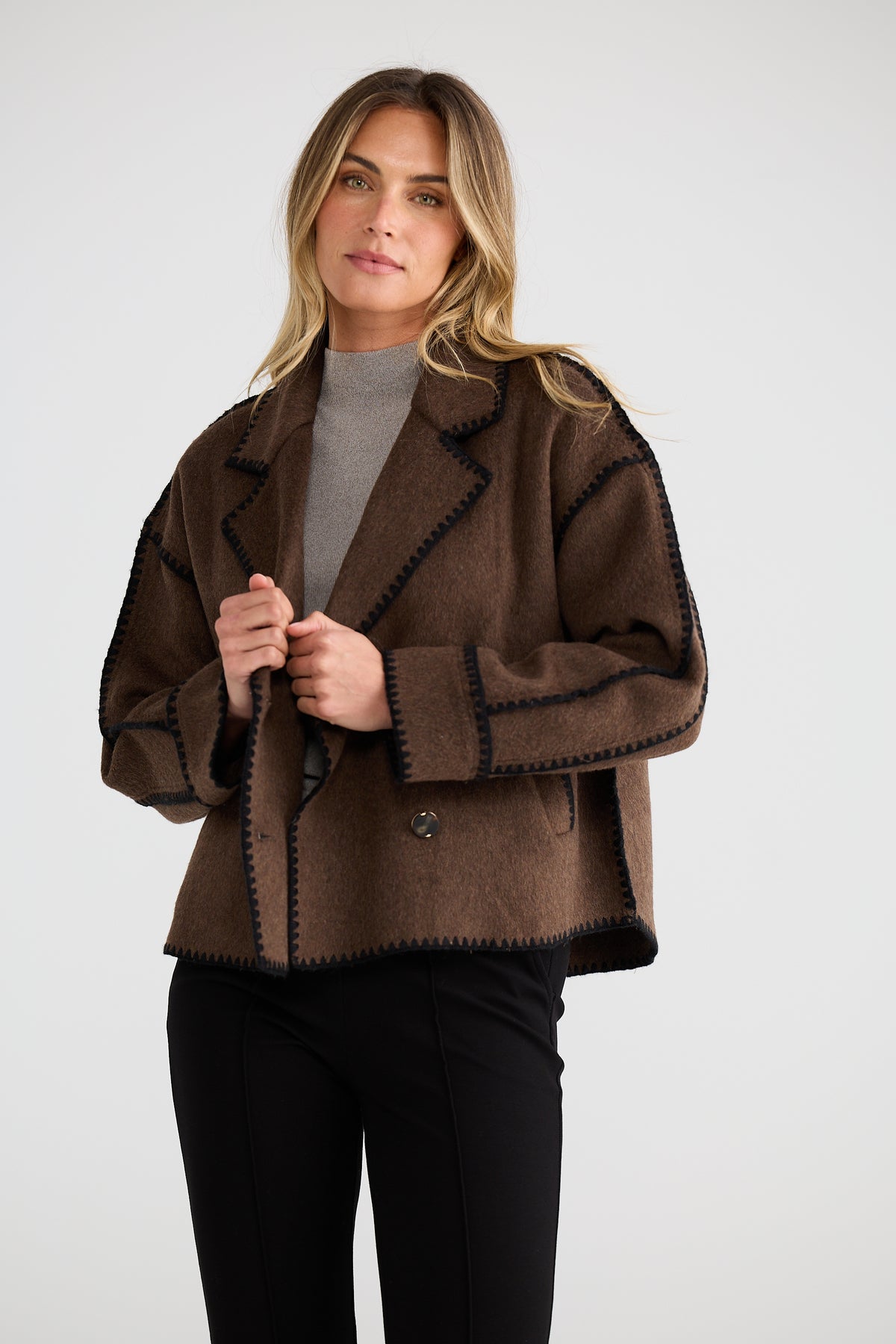 Chocolate Briony Jacket | Brave & True BT26191