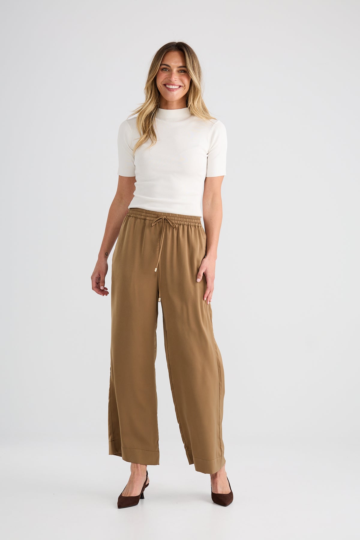 Brave & True Khaki Alias Shirt & Greer Trousers Co-Ord