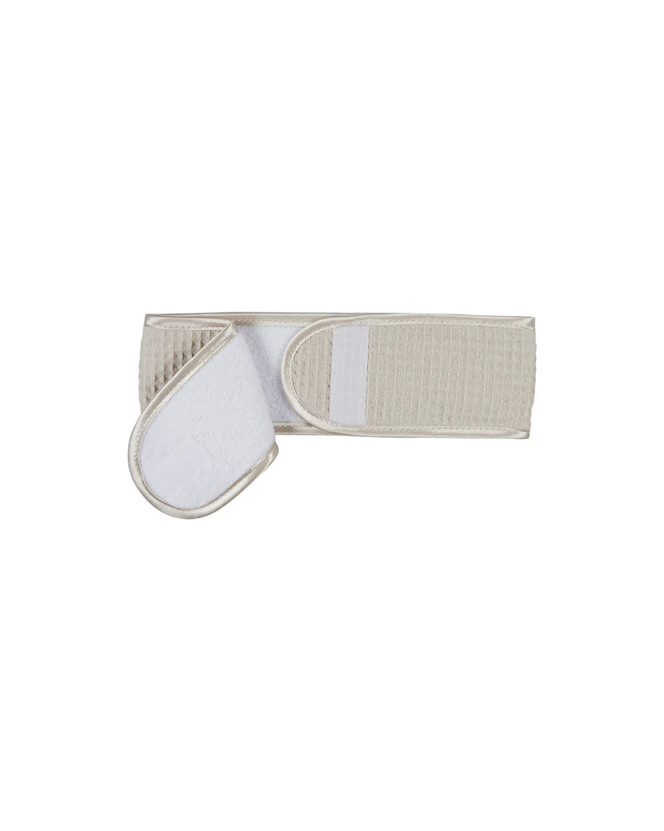 Babs Waffle Headband | White or Stone | Chalk