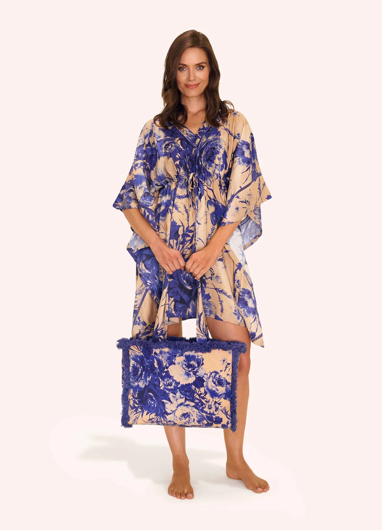 China Blue Beach Cover Up