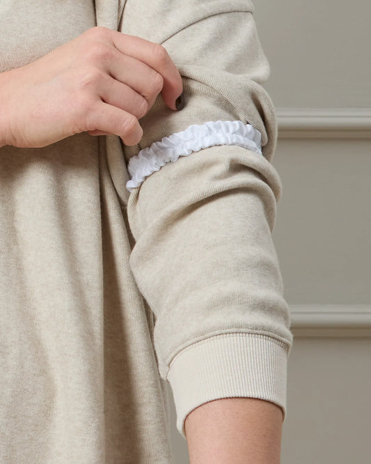 Belinda Sleeve Garter | Black, Off White or Stone | Chalk