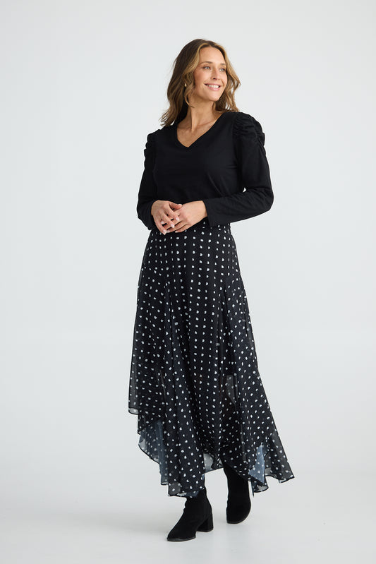 Black & White Bella Skirt (Arches) | Brave & True