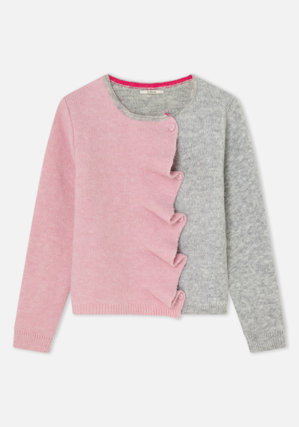Giggle Jumper - Pink & Grey | Dr.Bloom