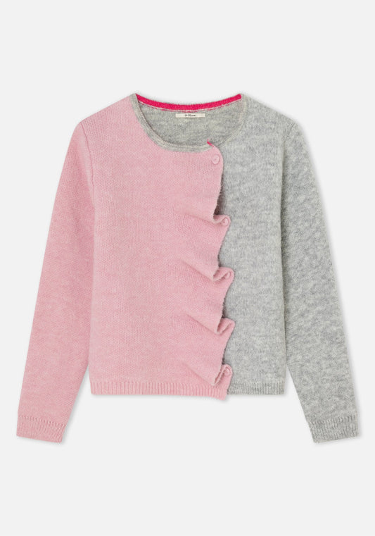 Giggle Jumper - Pink & Grey | Dr.Bloom
