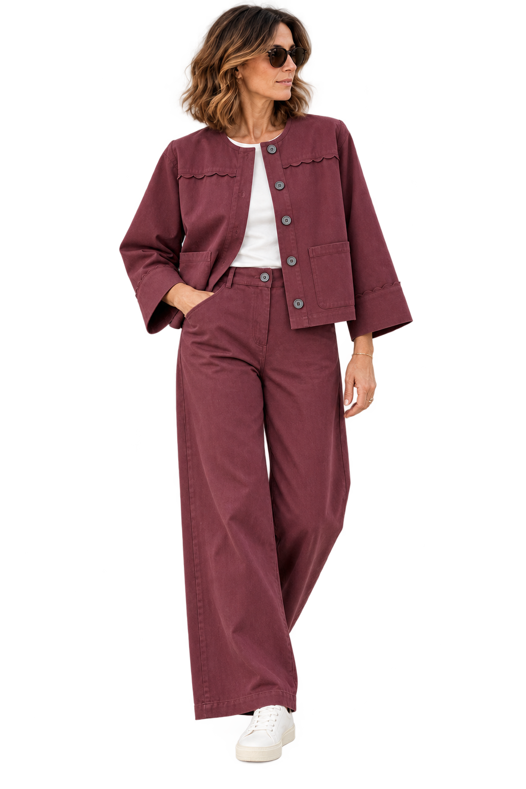 The Weekend Co-ord - Jacket & Wide Leg Trousers | Saige by Nomads