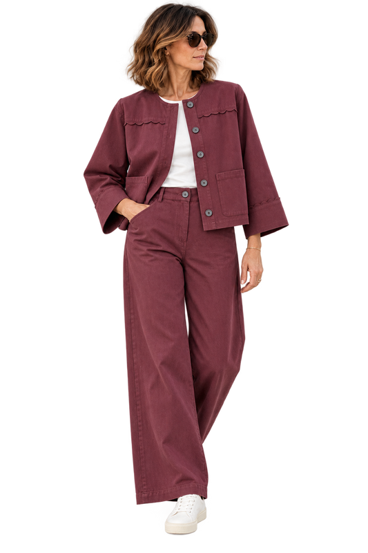 The Weekend Co-ord - Jacket & Wide Leg Trousers | Saige by Nomads