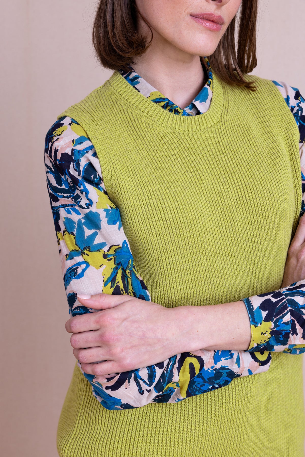 Citrus Organic Cotton Knitted Vest | Nomads KO7097CTS