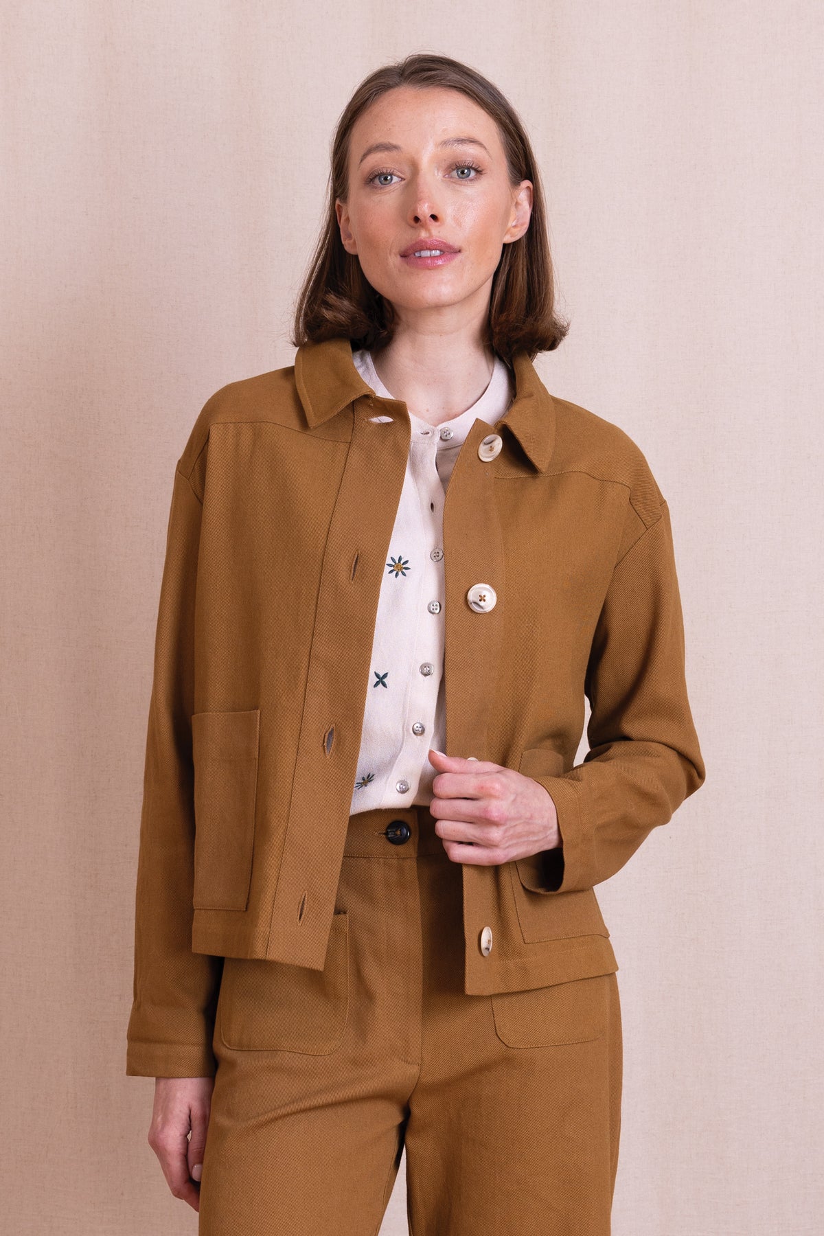 Ochre Cotton Drill Jacket | Nomads CD60440CH