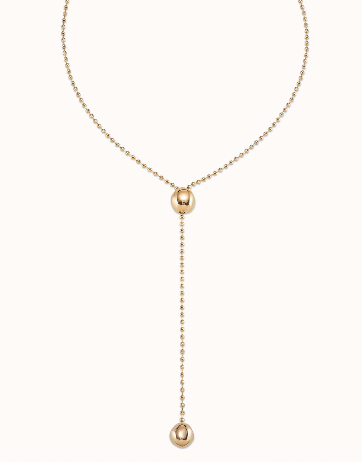 UNOde50 Gold Long Adjustable Y-Shaped Necklace – COL1416