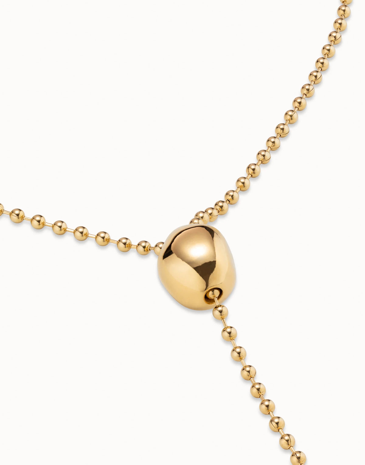 UNOde50 Gold Long Adjustable Y-Shaped Necklace – COL1416