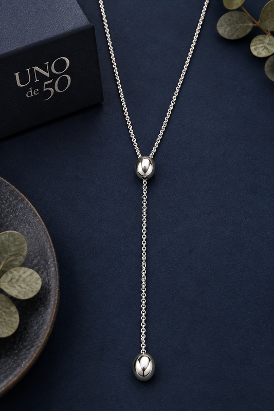 UNOde50 Long Y-Shaped Necklace – COL1416