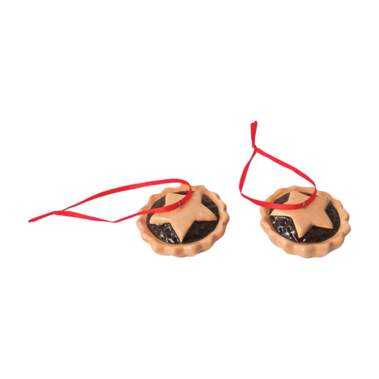 Ceramic Mince Pie Tree Decoration | Giftware Trading UK
