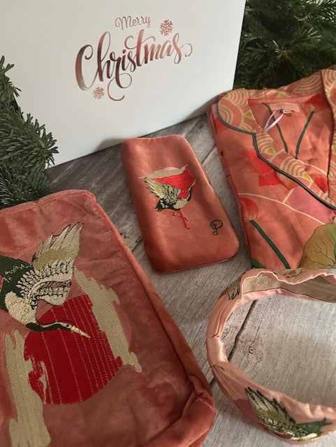 Slumber Party Crane at Sunrise | Christmas Gift Box