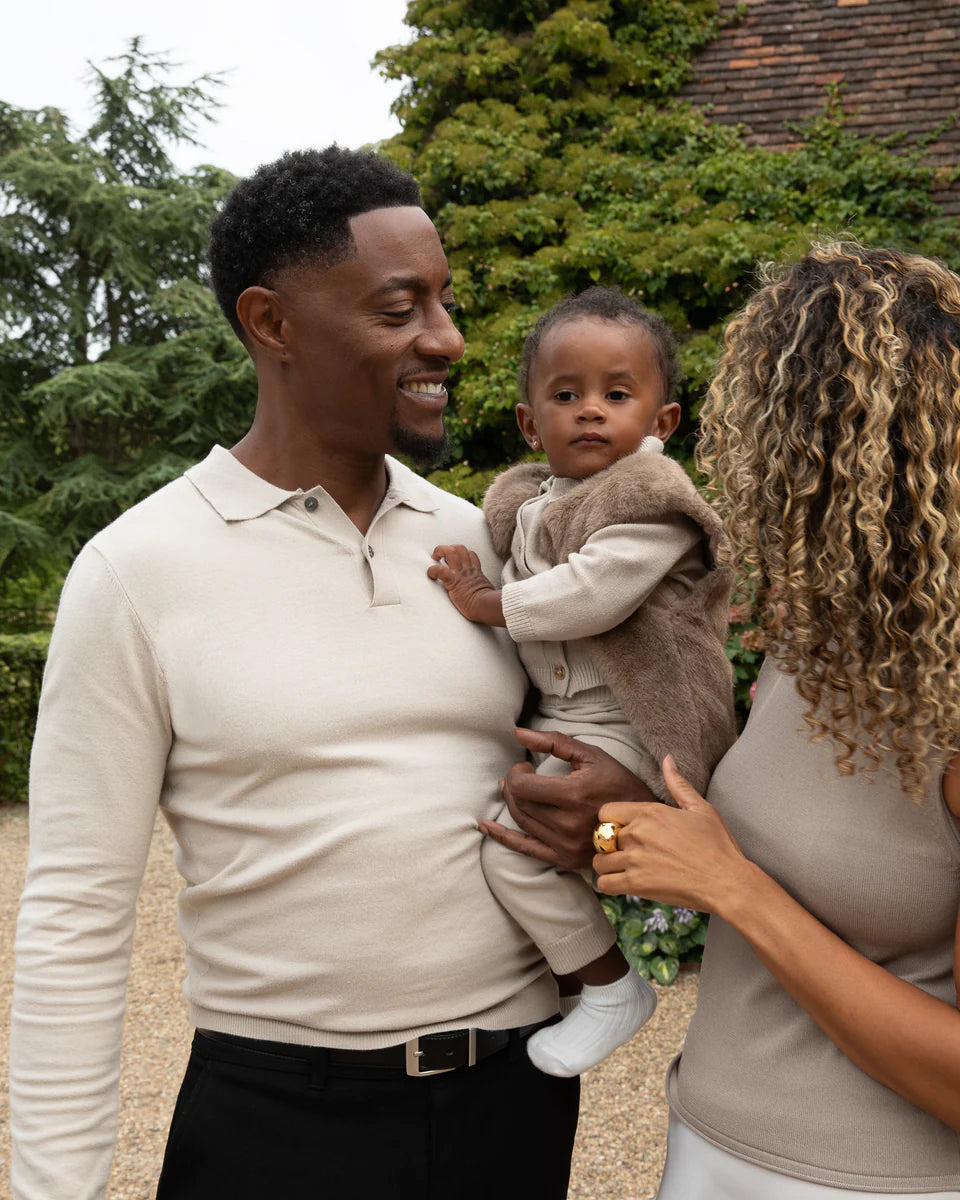 Furry Doe Gilet - Doormouse | Chalk