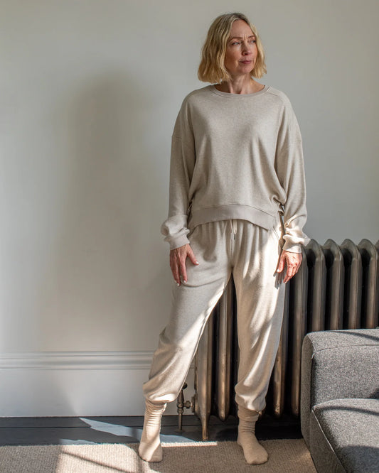 Ella Pant | Beige | Chalk