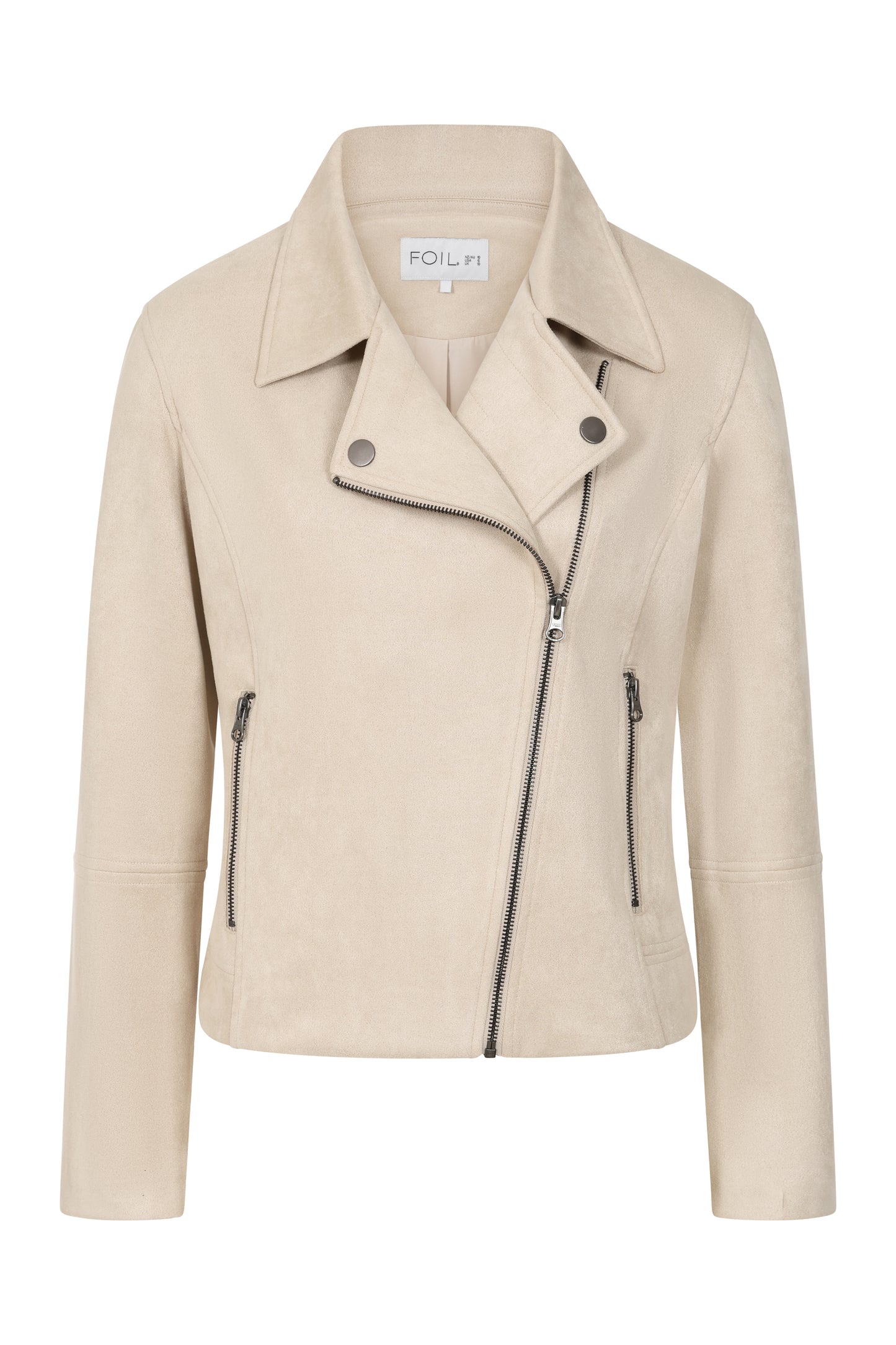 On Tour Chalk Biker Jacket | Foil FO8059