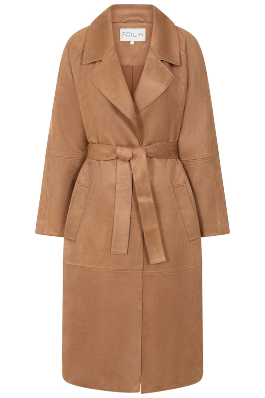 Faux - Sure Suede Biscuit Trench | Foil FO8060-BIS