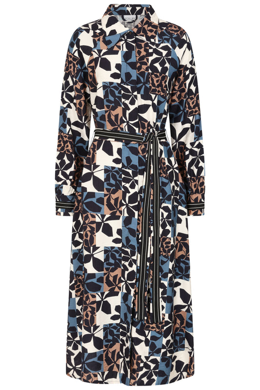 New Leaf On the Strip Shirt Dress | Foil FO8105