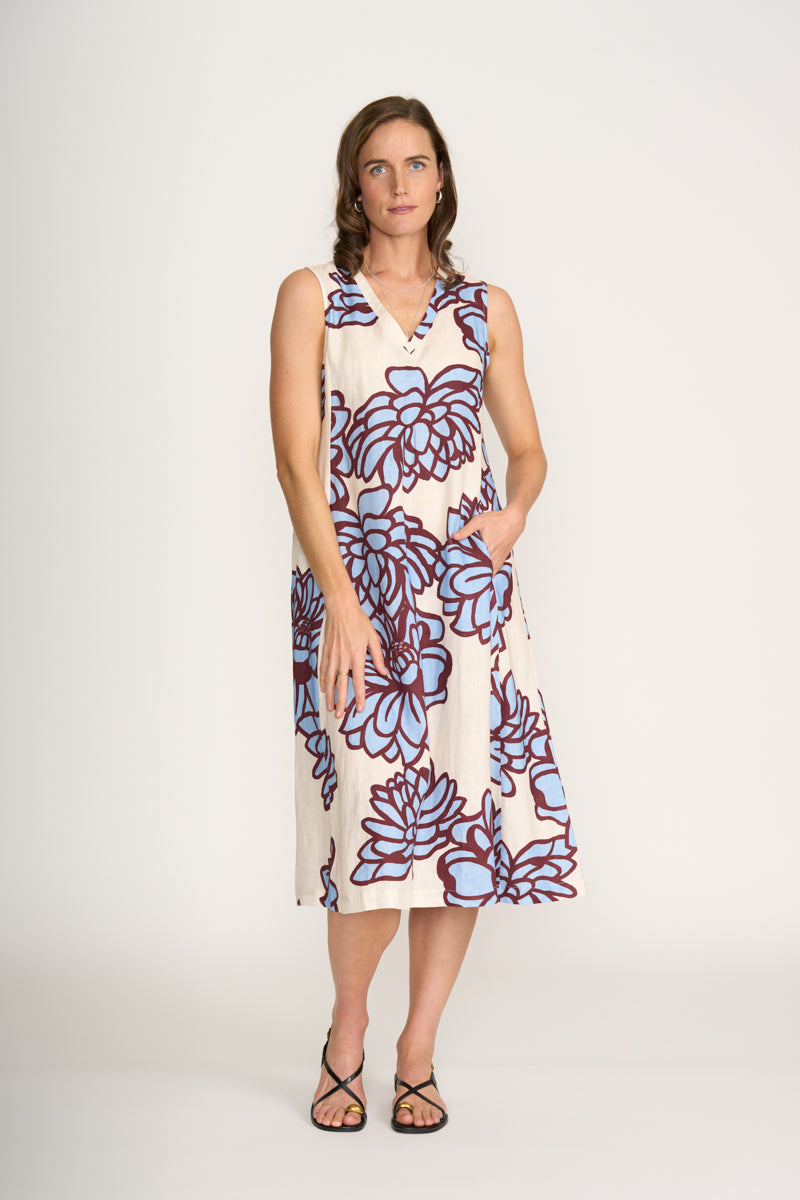 Generosity Dress in Bloom Print | Foil FO8229