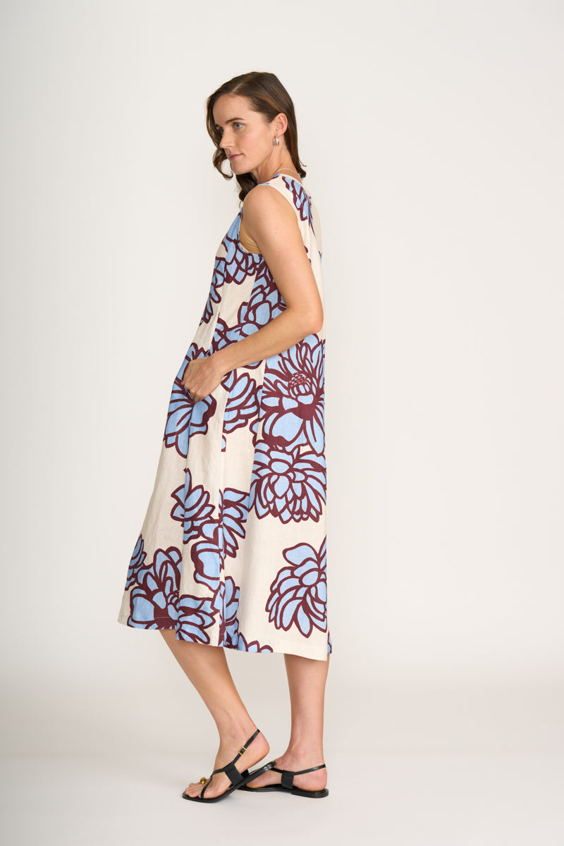 Generosity Dress in Bloom Print | Foil FO8229