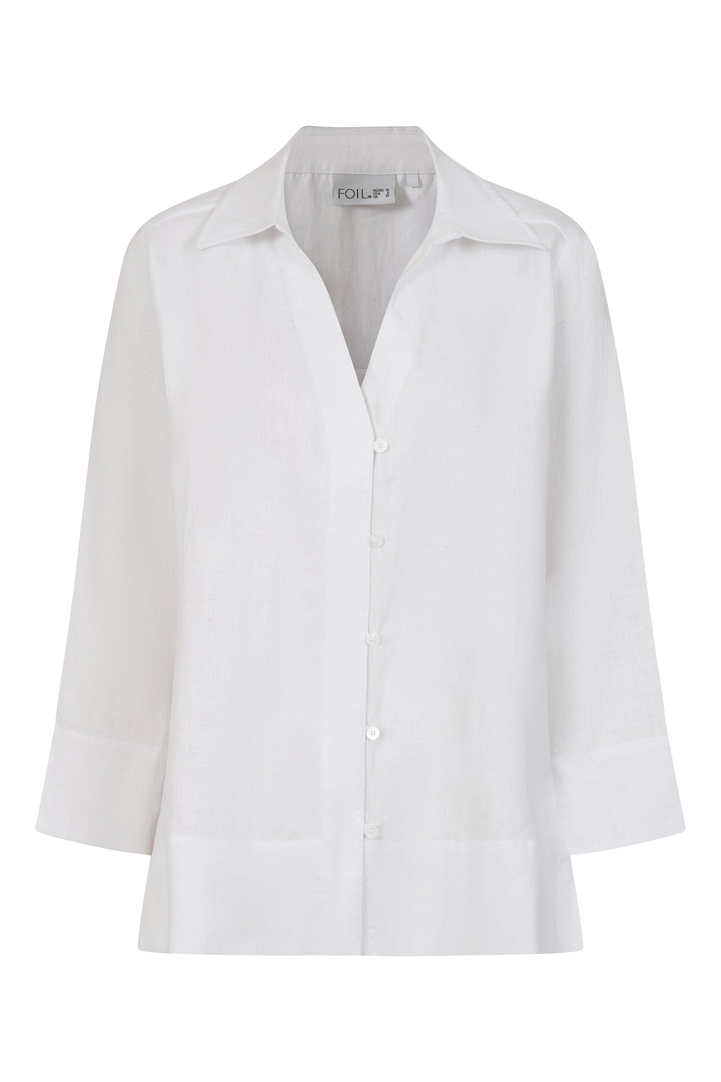 Artists Choice White Linen Shirt | Foil FO8297