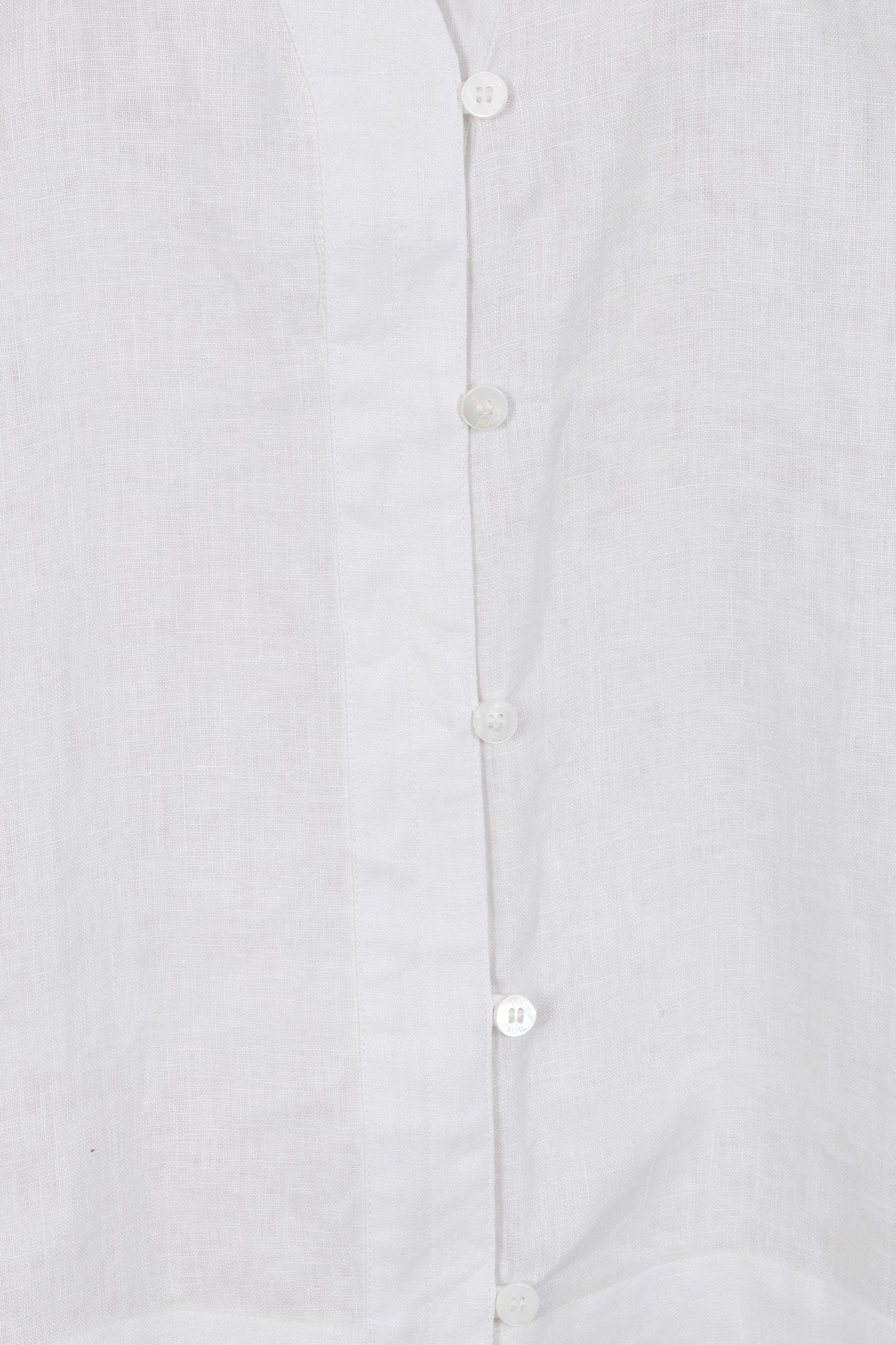 Artists Choice White Linen Shirt | Foil FO8297
