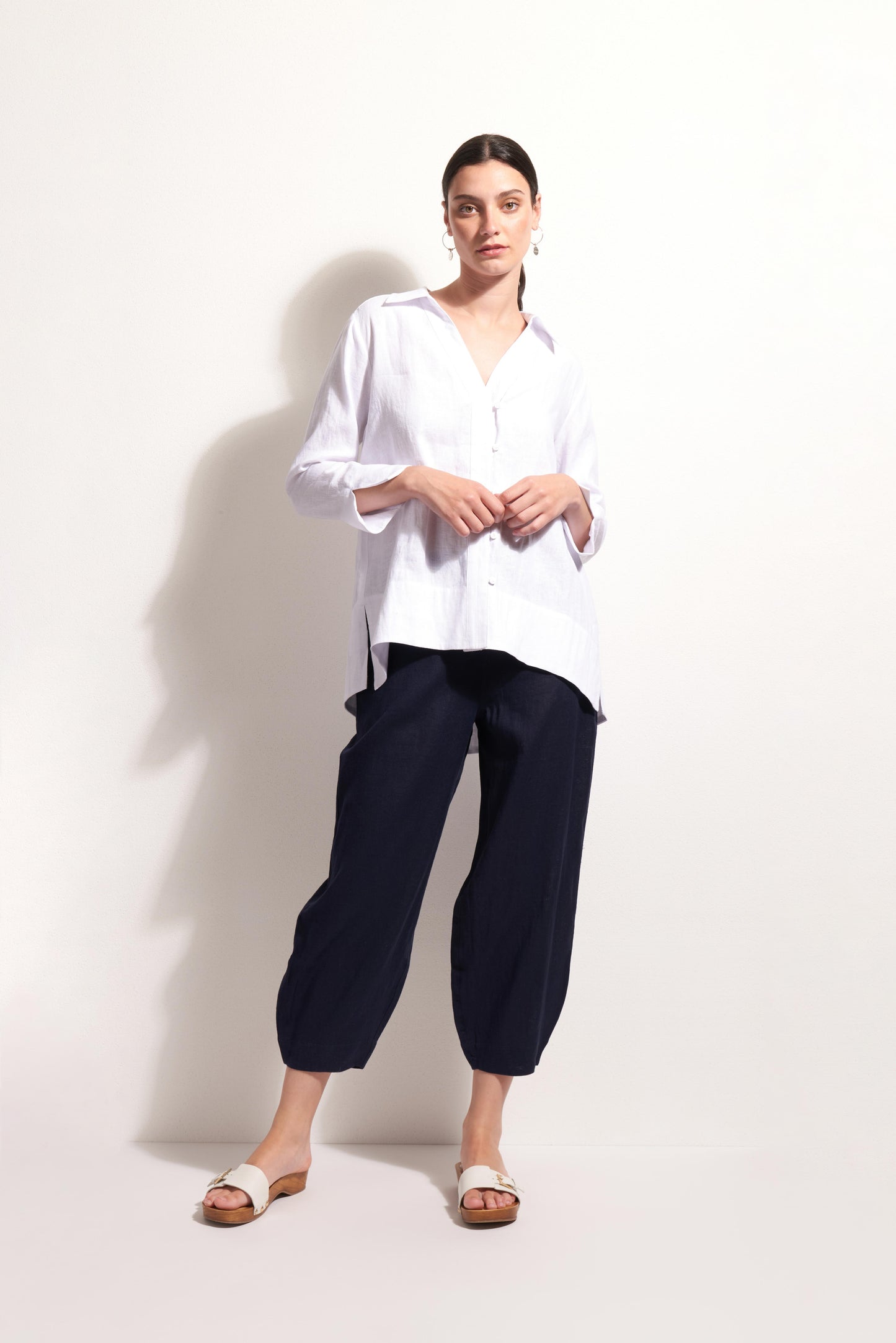 Artists Choice White Linen Shirt | Foil FO8297