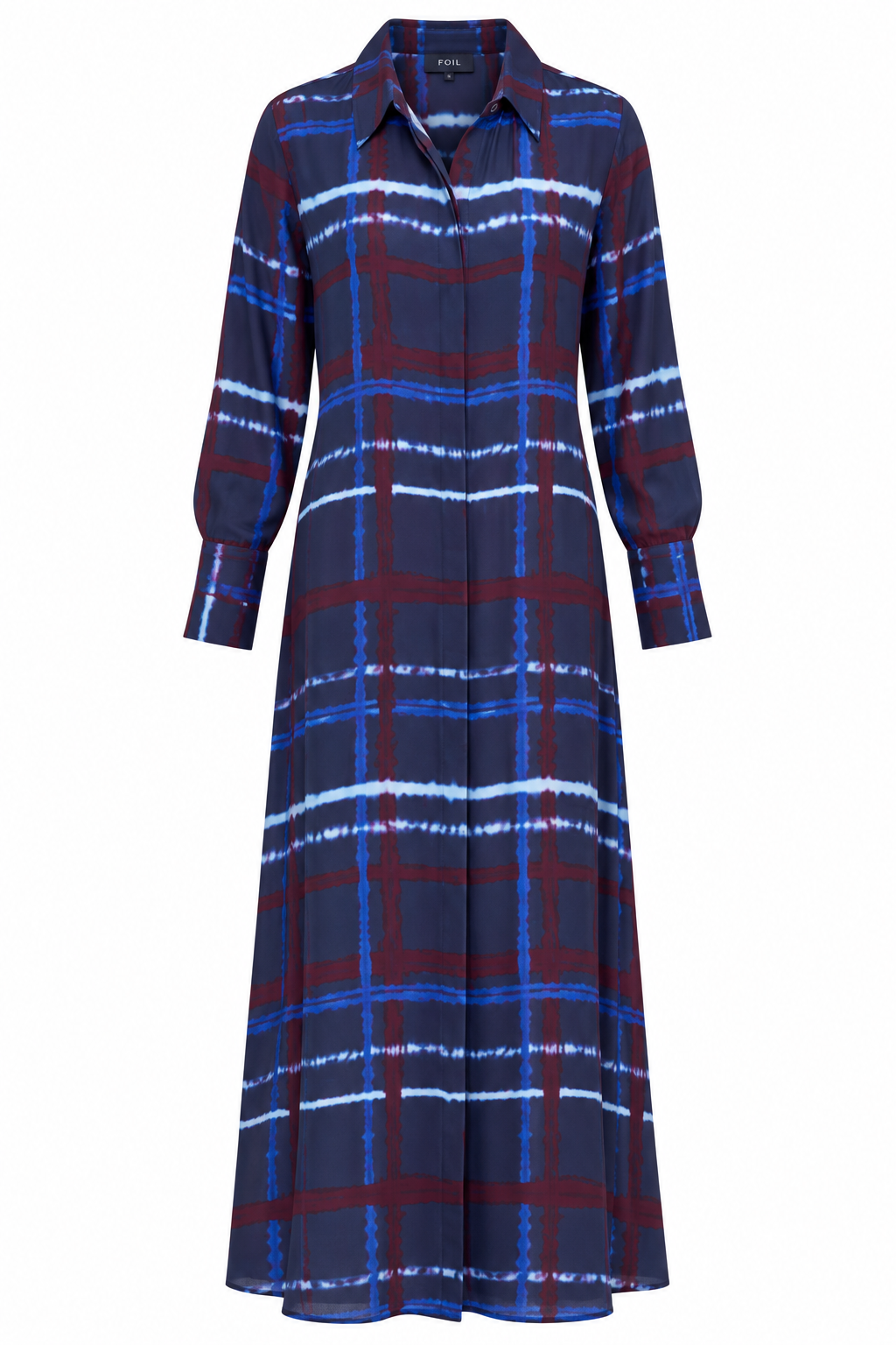 Maximum Impact Dress in Crossed Lines - FO8501 | Foil